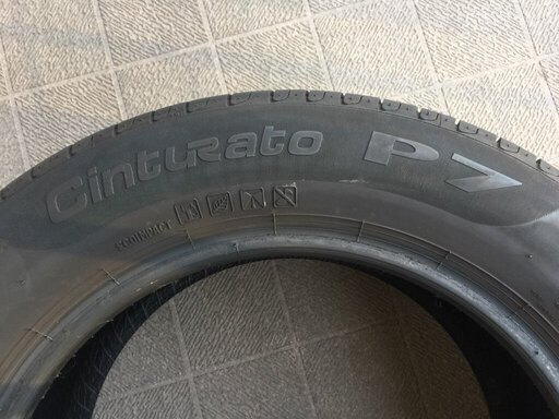 225/55R16　4本セット　バリ山　PIRELLI　CINTURATO　P7　ピレリ