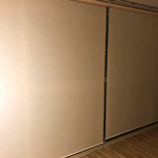 ロールスクリーン 洗える カーテンレール取り付け可能 2本セット