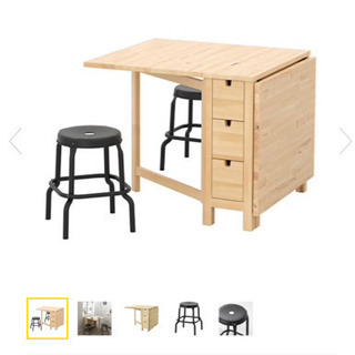 IKEAのダイニングテーブル「ノールデン」2年使用