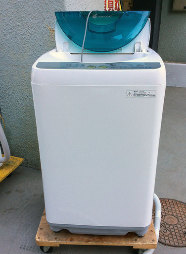 シャープ SHARP ES-FG45K-A 簡易乾燥機能付き洗濯機 4.5kg 2010年製