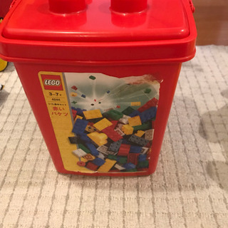 LEGOレゴブロック 赤いバケツ