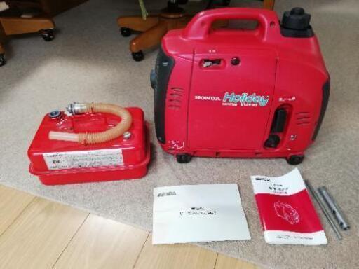 ホンダ　EU9ih インバーター発電機　900W 並列運転可 動作確認済み　室内保管品　取扱い説明書　プラグレンチ付き　オマケ給油タンク5L