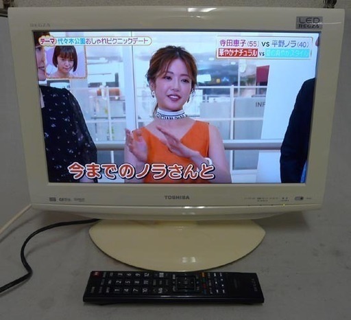 19Y0151 4 TOSHIBA 東芝 液晶カラーテレビ LED REGZA 19HE1 2010年製　中古