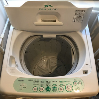 【購入者決定】 TOSHIBA 洗濯機 まだまだ使えます！