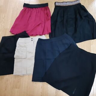 【ご成約】レディース スカート6着 (Sサイズ相当)