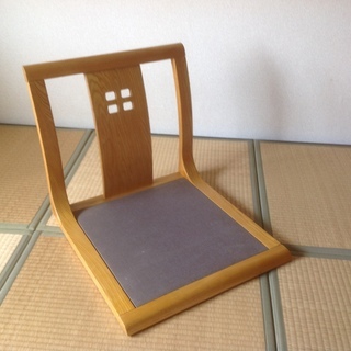 座椅子 4脚 木製 座敷