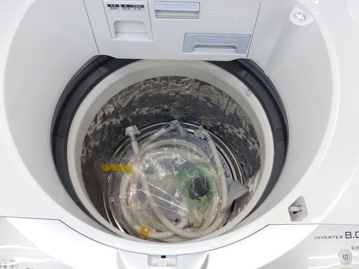 配送・設置無料】☆美品☆2018年製 SHARP シャープ タテ型洗濯乾燥機