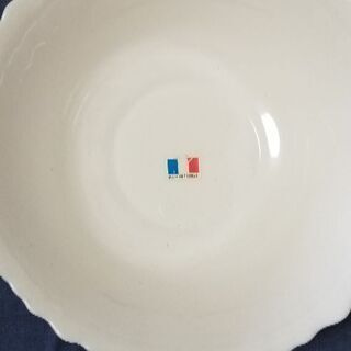 深い白いお皿(フランス製)未使用