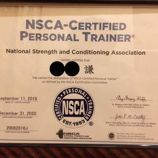 NSCA-CPT取得のオンライン家庭教師できます（全国可）の画像