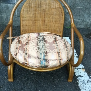 ☆  籐の椅子とテーブルのセット  ラタン   未使用保管品