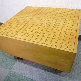 囲碁 碁盤 本榧 カヤ 厚さ約16.5㎝ 重さ約17㎏