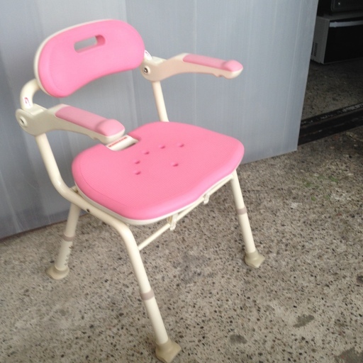 【美品】安寿　シャワーチェア　介護用品　入浴介助