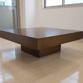 シンプルなスクエアローテーブル 1m×1m