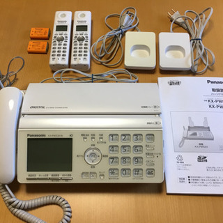 Panasonic ファックス電話機●子機2台付き●KX-PW5...