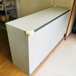 事務用カウンターテーブル スチール 1500×450×900