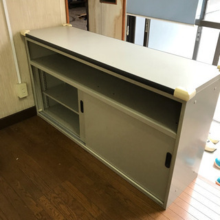 事務用カウンターテーブル スチール 1500×450×900