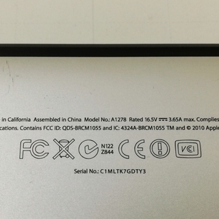 MacBook Pro 13インチ Mid 2012 Core i5/メモリ16GB/SSD480GB/充放電