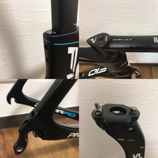 美品 PINARELLO ピナレロ DOGMA ドグマ F10 TEAM SKYカラー カーボンロードフレームセット 大きめ