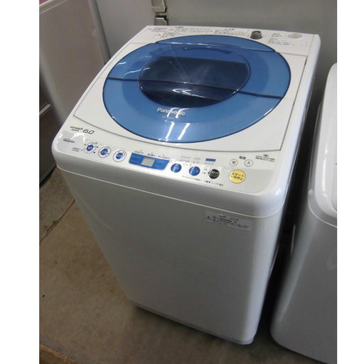 札幌 6kg 2012年製 全自動洗濯機 パナソニック NA-FS60H3 ホワイト×ブルー