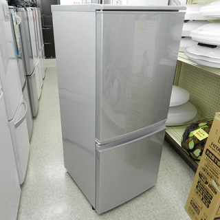 冷蔵庫 137L 2016年製 シャープ SJ-D14B-S 2ドア 130Lクラス 100L