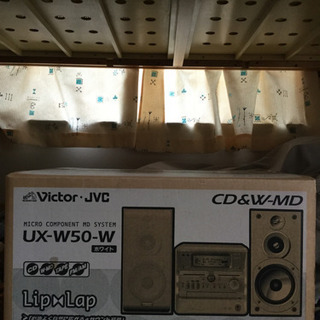Victor UX-W50-W　マイクロコンポーネントMDシステ...