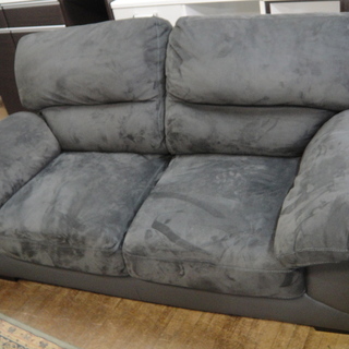 布貼り3人掛けソファ 背もたれ・肘部脱着式 スエード生地 2024