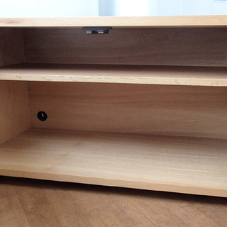 ♪無印良品 スタッキングキャビネット テレビ台/TVボード オーク材