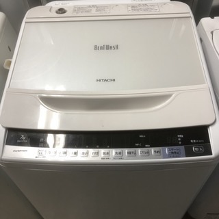 ☆中古 2017年製！ HITACHI　全自動電気洗濯機　BEATWASH　7kg　BW-V70A形　￥31,500！！ ☆中古 2017年製！ HITACHI 全自動電気洗濯機 BEATWASH 7kg BW-V70A形 ￥