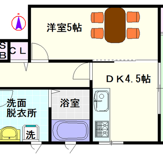 【作田ビル】1号タイプ！2ＤＫタイプ！綺麗な室内に仕上がってますね☆