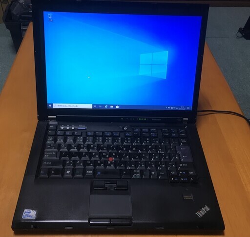 Windows10 64bit ノートパソコン【Lenovo ThinkPad T400】