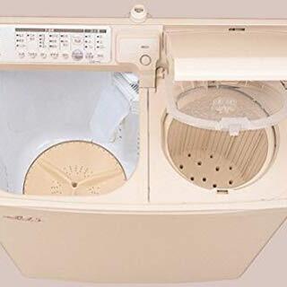 【未使用】HITACHI 二槽式自動洗濯機 青空 PA-T45K5 ベージュ 2018年製【値下げしました！】