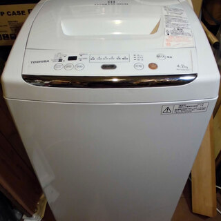 美品◆東芝 4.2kg 全自動洗濯機　AW-42ML ピュアホワ...