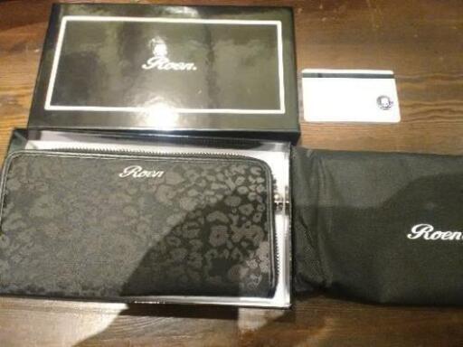Roen ロエン　ラウンドジップ　レオパード　ロングウォレット　中古美品 Roen ロエン 長財布 ラウンドジップウォレット レオパード Roen