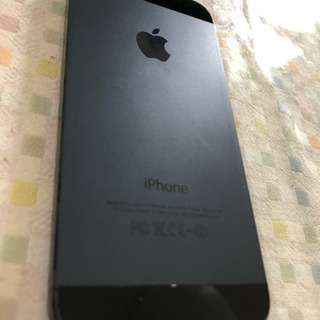【値下げしました】iPhone 5  16GB  ブラック