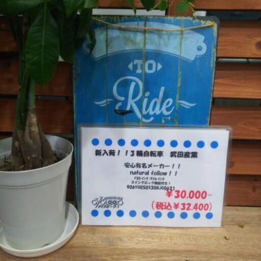  武田産業 ３輪自転車 ナチュラルフォロー