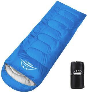 寝袋 封筒型 軽量 保温 210T防水シュラフ 
