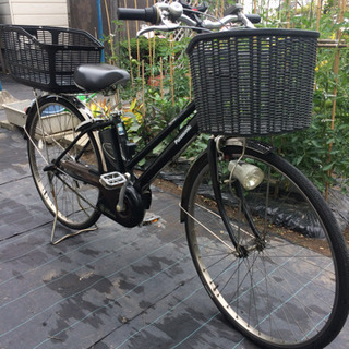 取り引き連絡中パナソニック電動アシスト自転車ブラック26インチ