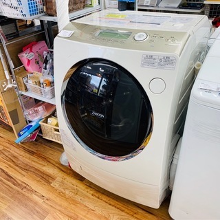 大容量！TOSHIBAの9kgドラム式洗濯機！