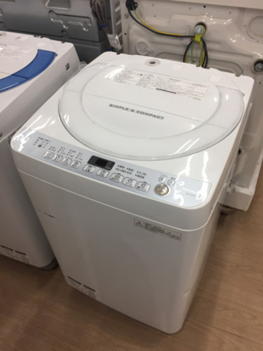 【12ヶ月安心保証付き】SHARP  全自動洗濯機 2016年製