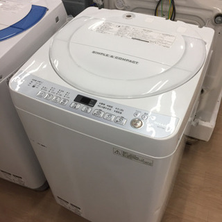 【12ヶ月安心保証付き】SHARP  全自動洗濯機 2016年製
