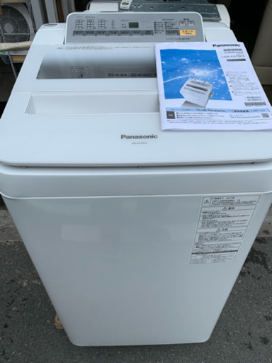 洗濯機 Panasonic 2017年 7.0kg洗い ファミリーサイズ エコナビ NA-FA70H3 パナソニック 川崎区 KK