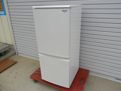 シャープ SHARP　SJ-14S ２ドア 冷凍冷蔵庫 ２０１０年無料配送（弊社から２０キロまで）値下げ
