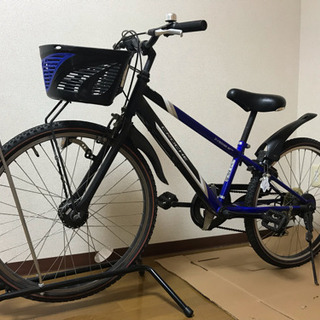 【引取希望】 子供用 24インチ 自転車 オートライト 変速6段