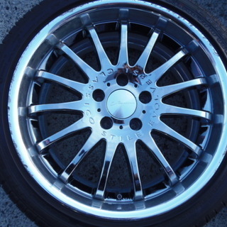 リム深！　ヴィエナ　１８インチ　クラウン、アリスト、シーマなどに！　メッキ♪