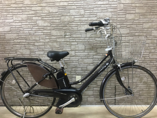 東京23区配達無料  新基準 ヤマハ パスシティM  6Ah リチウム 電動自転車 中古