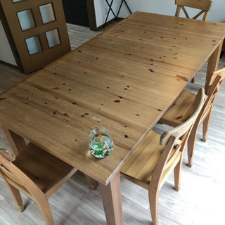 IKEA家具 伸長式テーブル セット