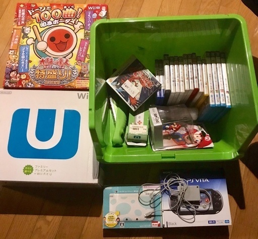WiiU・PSVita・3DSLL ゲーム機 豪華3点セット 美品＆USED品