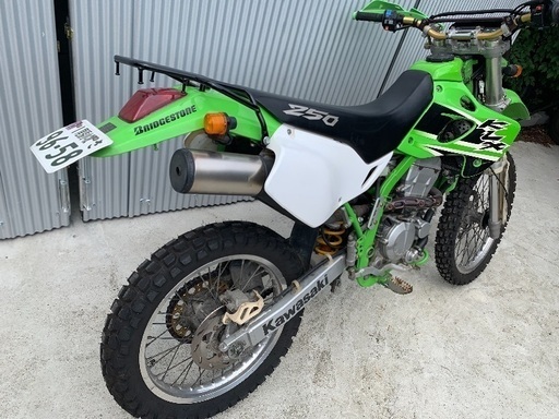 カワサキKLX250☆距離4800キロ☆規制前30馬力☆自賠1年付☆セル付