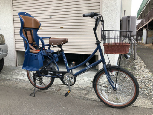 ママさん自転車 後ろ子乗せシート付