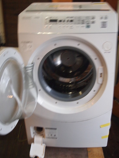ドラム式洗濯機　プラズマクラスター　ＥＳ-Ｖ520　２０１２年製　難あり